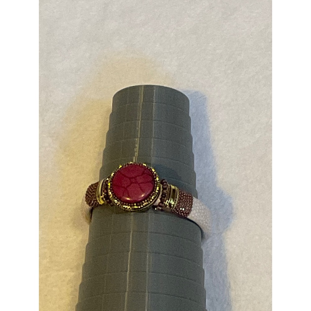 Laura Janelle Magnetiv Goldton Putple Stone Bracelet